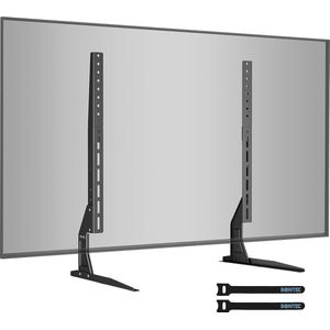 Universele Tafelblad TV Stand Voetstuk voor 22-65 inch LCD/LED/OLED/Plasma TV's, Vervangende TV Stand Benen voor Screen Monitor Riser, Houdt veilig 50KG van Max.VESA 800x400mm