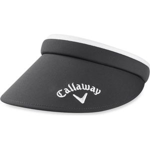 Callaway Ladies Clip Visor - Charcoal Wit