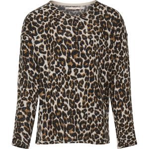 KIDS ONLY Meisjes Panter Knit - Hazelnut - Maat 134/140
