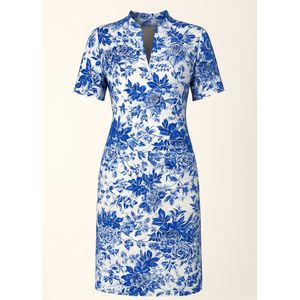 Tuniekjurk Delfts Blauw – Ann Gissy | Klassieke bloemenprint in 3 maten