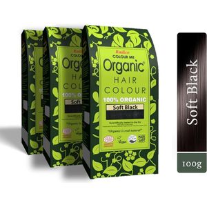 Radico - COLOUR ME ORGANIC - Haarverf - Zwart - 300g - 100% Natuurlijke BIO ORGANIC 9-Kruiden