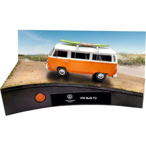 1:43 Franzis 67223 Volkswagen VW T2 Bulli Camper Busje - Adventskalender Metalen Modelbouwpakket
