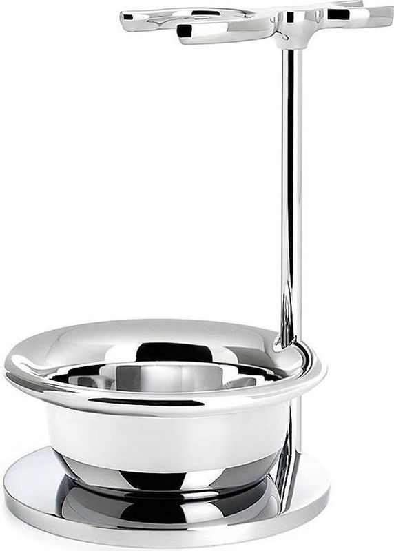 Muhle - SOPHIST CLASSIC - Scheerkwast en Scheermes Houder - Chroom