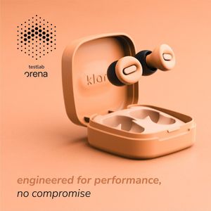 klar Connect – Premium oordoppen -concentratie & gesprekken – Comfortabel, stijlvol - kantoor, studie en onderweg - Gehoorbescherming - Mesh filter - Audioloog ontworpen