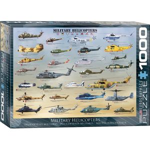 Eurographics puzzel Military Helicopters - 1000 stukjes