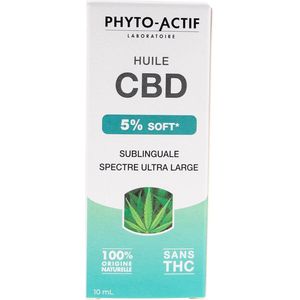 Phyto-Actif CBD Olie 5% Sublinguaal 10 ml