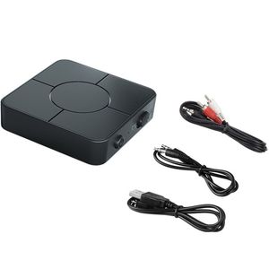 Bluetooth Transmitter & Receiver 2 in 1 - BT 5.0 - 3.5MM AUX / RCA - Bluetooth Zender - Bluetooth Ontvanger - Bluetooth Transmitter - Bluetooth Receiver - met RCA kabel - zwart