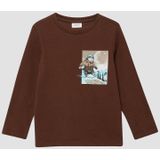 T-shirt - Lange Mouwen - Zachte Katoenen Jersey - Casual - Met Print