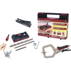 Pocket Hole Jig Bundel met dubbele en enkele mal voor hoekverbindingen, T-gewrichten en meer