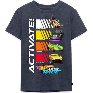 Hot Wheels Design Activate Met Voertuigen Premium T Shirt Kinderen