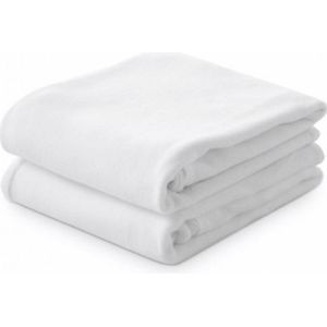 Hotel Kwaliteit - Extra Zacht-Molton Kussenbeschermer- Antibacteriëel-Anti allergie-Kussenslopen-60x70cm-Set van 2 Stuks- Met rits -Wit
