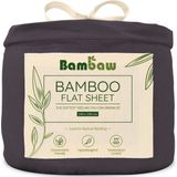 Bambaw - Luxe Bamboe Lakens - Houtskool - Ultra Ademend - Hypoallergeen