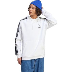 adidas Sportswear Essentials Fleece 3-Stripes Hoodie - Heren - Wit- M