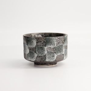 Tokyo Design Studio - Matcha Kom - Matcha bowl - Thee kop - Grey Tetsu Glaze - 11.5x7.5cm - 400ml