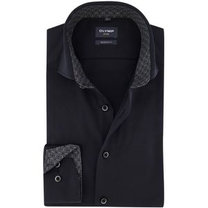 Olymp - Luxor Modern Fit - Overhemd - Zwart - Katoen