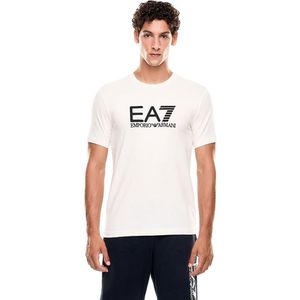Ea7 Emporio Armani - 7M000899_AF10373 - T-shirt - Beige - Korte Mouwen