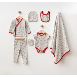 I love mummy daddy - Baby newborn 7-delige kleding set jongens/meisjes - Newborn kleding set - Newborn set - Babykleding - Babyshower cadeau - Kraamcadeau