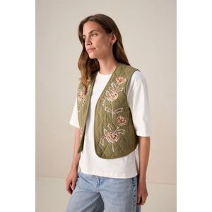 Sissy-Boy - Gilet - Donkergroen - Met Embroidery