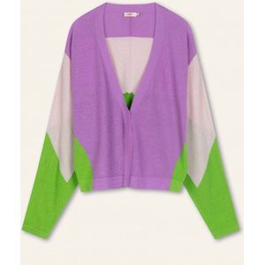 Oilily - Valadon 3/4 sleeves cardigan - Paars - XS