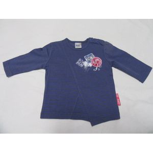 dirkje, meisje, t-shirt lange mouw , streepje 3 maand 62