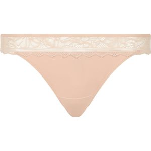 Chantelle EasyFeel - Floral Touch - Tanga - Golden Beige - 42