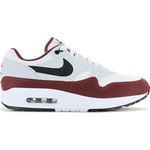 Nike Air Max 1 - Heren Sneakers Schoenen Wit-Rot FD9082-106 - Maat EU 47.5 US 13