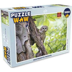 Puzzel Uil - Bos - Licht - Legpuzzel - Puzzel 1000 stukjes volwassenen