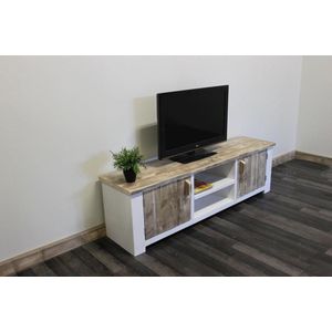 Steigerhout tv-meubel Cayenne - steigerhout - 160x40x45 hoog