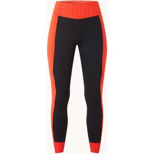 Nike Mid waist cropped trainingslegging met Dri-FIT - Zwart/ Rood - Maat M