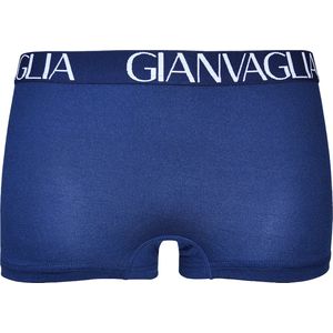 Dames boxershorts 3 pack Gianvaglia effen donker blauw XL