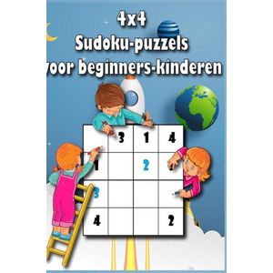4x4 sudoku puzzels voor kinderen