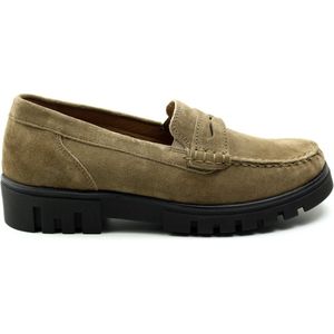 Waldlaufer - 723502 - Instapper - Beige - Suede - Uitneembaar Voetbed