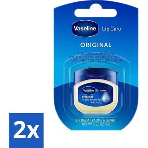 Vaseline - Original - Lip Balm - Hydraterend - 7 g - Voordeelverpakking - 2 stuks