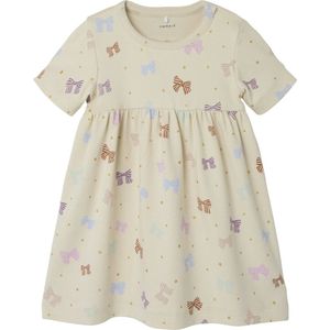 Name It baby meisjes jurk JANNICA Birch Regular Fit