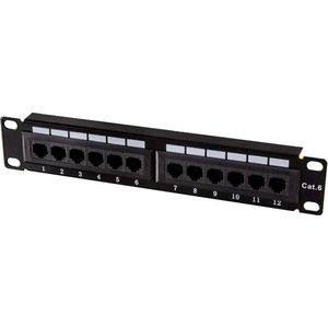 LogiLink NP0041B patch paneel 1U