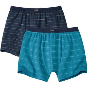 ATLAS FOR MEN - Set van 2 stretch boxershorts - Heren - Verkrijgbaar in grote maten - L