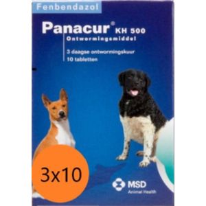 Panacur | KH 500 |Ontwormingsmiddel| AANBIEDING 3x10|Middel tot Grote Hond|