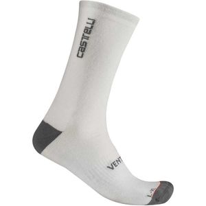 Castelli Venti Soft Merino Sokken Wit EU 36-39 Man