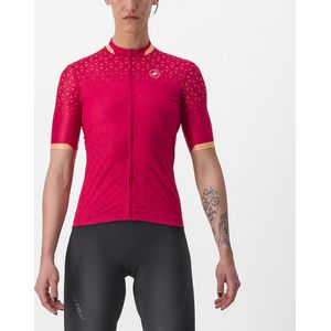 Castelli Fietsshirt Korte Mouwen Dames Rood - CASTELLI PEZZI JERSEY PERSIAN RED - L