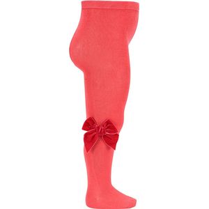 Cóndor Maillot Velvet Strik | 2489/1 | Koraal Rood/Coral | 3-6 mnd | Maat 00