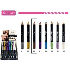 Sensinity - Glitter Oogschaduw Potlood - Bruin Glitter - Nummer 03 - 1 stuks