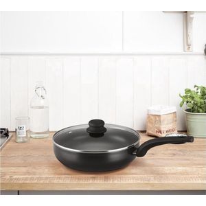 Brabantia Hapjespan met deksel 28cm non-stick