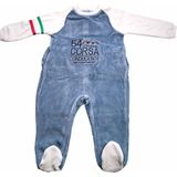 Ferrari - Bodysuit - Blauw Melange - Kinderkleding - Zacht en Warm