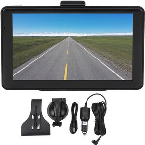 7 inch HD touchscreen GPS PND navigatie voor auto vrachtwagen bus met dubbele navigatiesystemen, postcode zoeken, spraakbegeleiding (Europese versie)