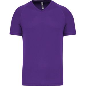 PROACT® Heren-sport-t-shirt V-hals PA476 - Violet - 3XL