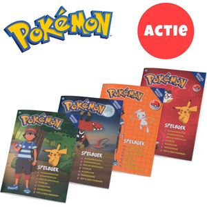 Pokémon Mega voordeelbundel - 4 Spelboeken voor kinderen - Cadeau Jongen - Doeboek / Kleurboek / Puzzelboek / Pikachu - 7 jaar / 8 jaar / 9 jaar / 10 jaar / 11 jaar / 12 jaar