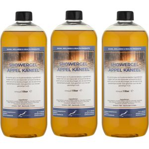 Douchegel Touch of Tropical 1 Liter - set van 3 stuks - Showergel