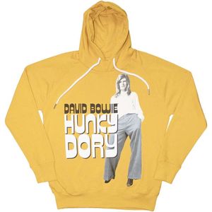 David Bowie - Hunky Dory 2 Hoodie/trui - M - Geel