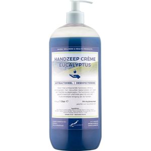 Handzeep Crème Eucalyptus 1 liter - met gratis pomp
