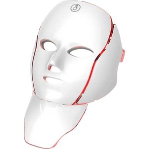 Benelux Select LED gezichtsmasker – LED Gezichtsmasker Lichttherapie – 7 Kleuren – Hals & Gezicht – Tot 2,5 Uur Batterij